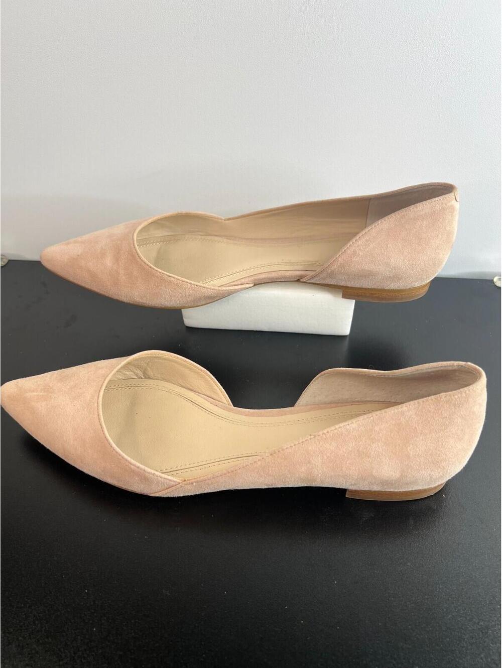 NEW Marc Fisher Labela Womens Slingback Pointed-Toe  Pump-Nude Suede Size 7.5M - Picture 11 of 13